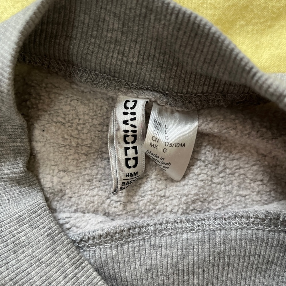 grey turtleneck sweater